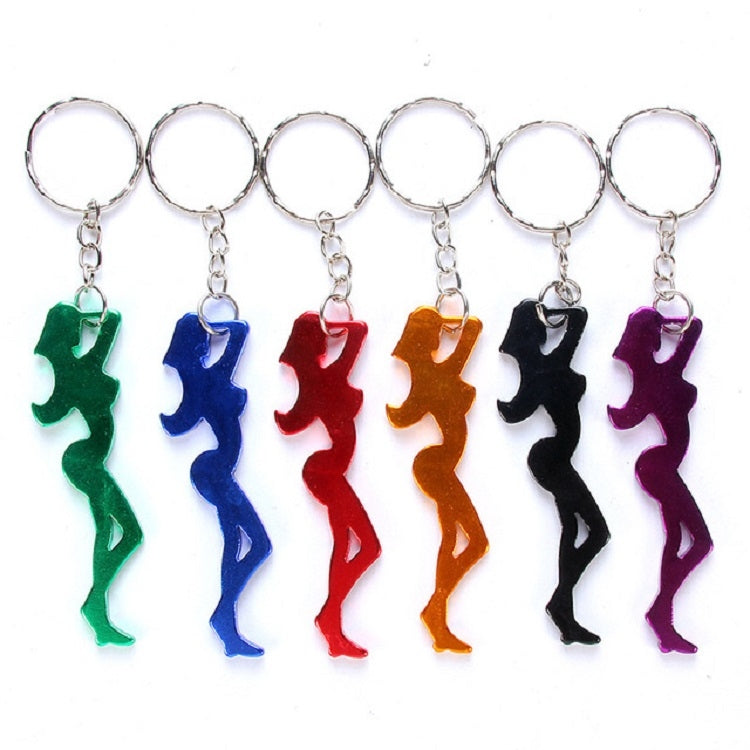 12 PCS Personalized Creative Backpack Keychain Small Pendant Aluminum Bottle Opener, Women, Motorcycle