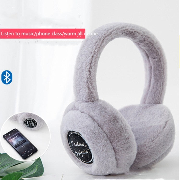 Bluetooth Earmuffs Winter Plush Windproof Men And Women Ear Cover