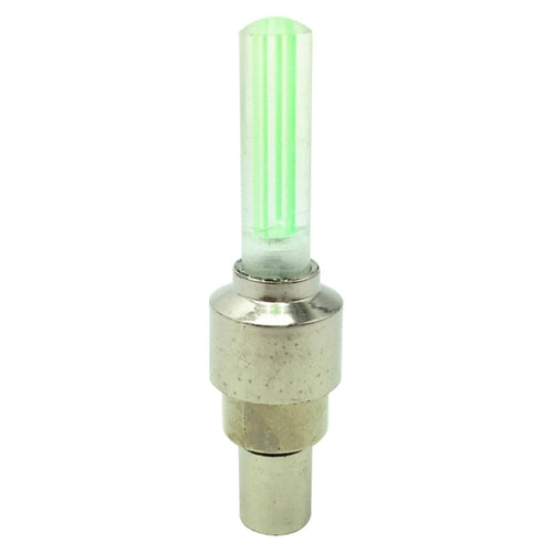 10 PCS LED Bicycle Lights Wheel Tire Valve Caps Bike Accessories Cycling Lantern Spokes Lamp(Green)