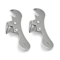 2 PCS  Stainless Steel Bottle Opener Can Opener Multifunctional Kitchen Tool, Stainless Steel Bottle Opener
