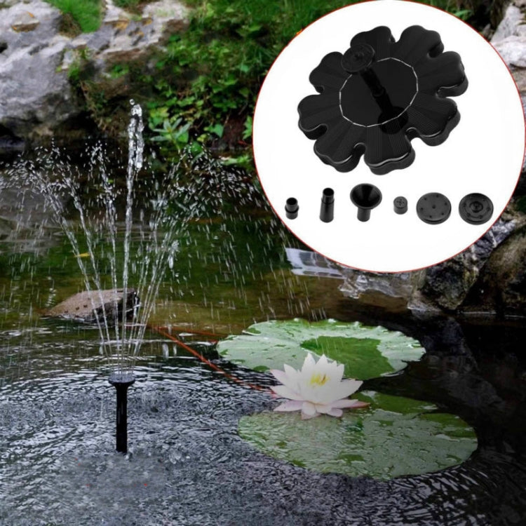 Solar Petal Fountain Floating Fountain Pond Garden Decoration, Solar Petal Fountain