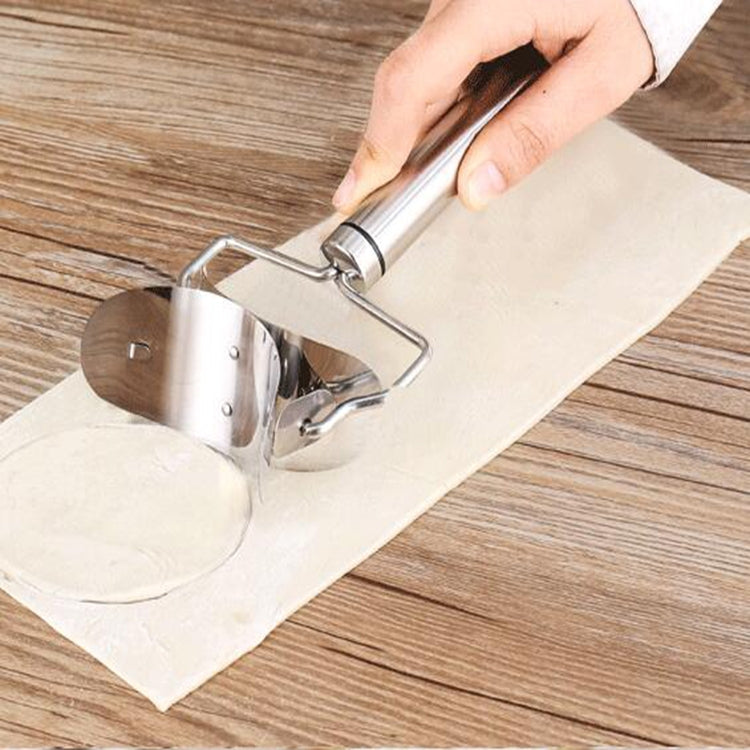 Stainless Steel Dumpling Maker Dough Cutter Dumpling Mould Kitchen Accessories Pastry Tools, Specification:8.3 Dumplings Round Knife