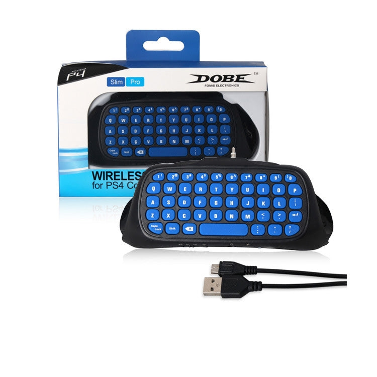DOBE TP4-022 2.4G Wireless Controller Keyboard ABS Game Keyboard for PS4 / Slim, TP4-022