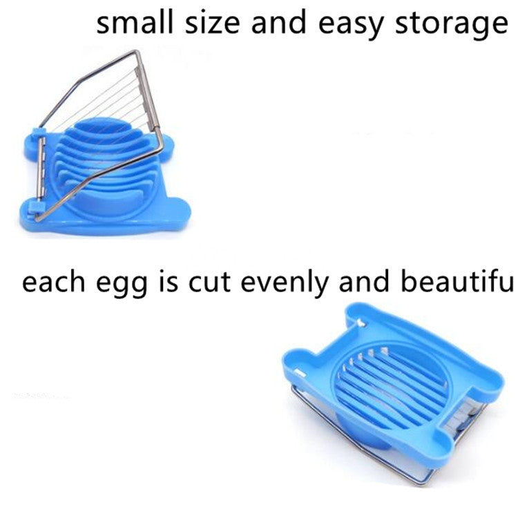 2 PCS Multifunctional Stainless Steel Egg Preserved Egg Slicer Fancy Splitter Kitchen Supplies Egg Cutting Tools