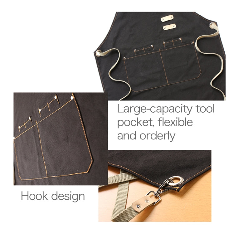 Barista Hairdresser Apron Florist Restaurant Bar Work Clothes, One Size