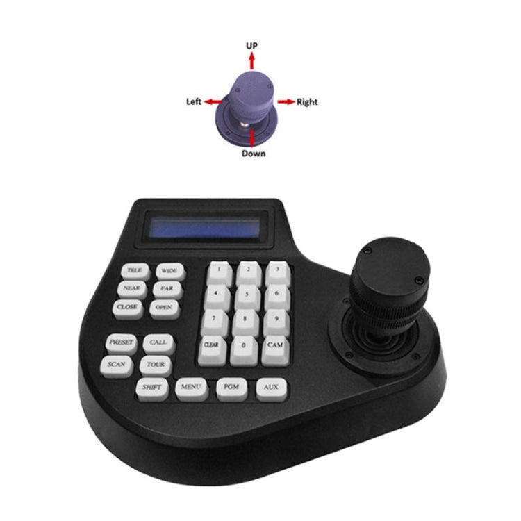 8003H Analog Coaxial Dome Control Keyboard RS485 PTZ, 2 Axis, 3 Axis, 4 Axis