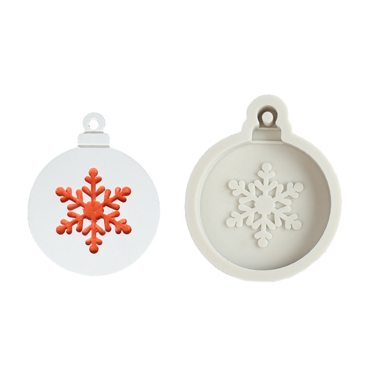 DIY Baking Christmas Series Modeling Fondant Silicone Mold, Christmas Leaves, Christmas Snowflake, Christmas Round Snowflake Shape, Christmas Tree
