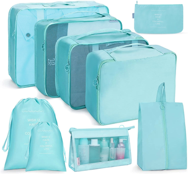 Travel Storage Bag Set Folding Storage Bag, 8 In 1 Toiletry Bag, 9 In 1 Cosmetic Bag, 9 In 1 Toiletry Bag