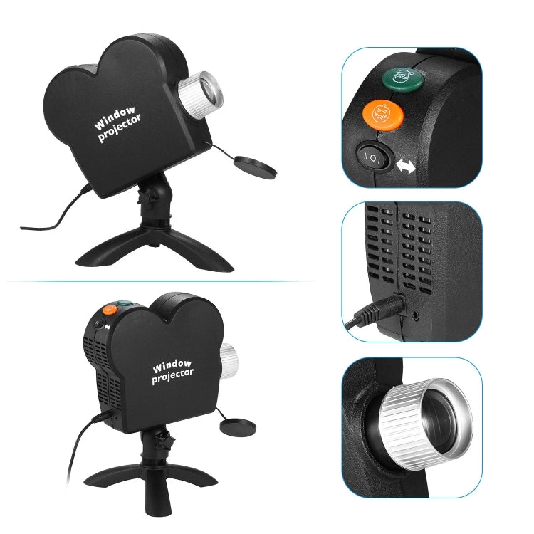 Christmas & Halloween Laser Window Projector – Mini Home Theater Projector