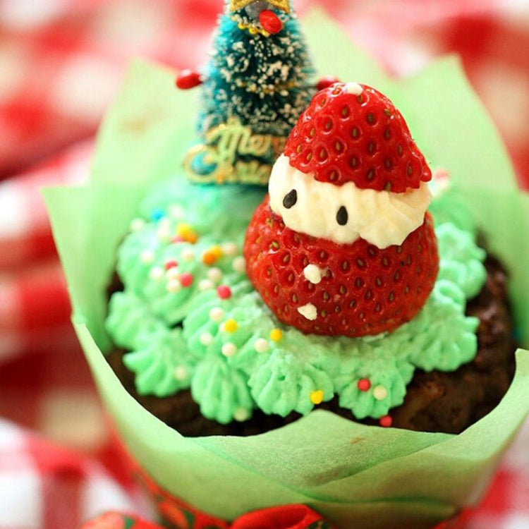 Christmas Supplies Drop Glue Mold Cake Barbecue Baking Tool, Green, Red, Chocolate