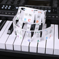 Children Beginner Piano Keyboard Color Stickers Musical Instrument Accessories, Piano Keys 61 Keys, Piano Keys 61 keys