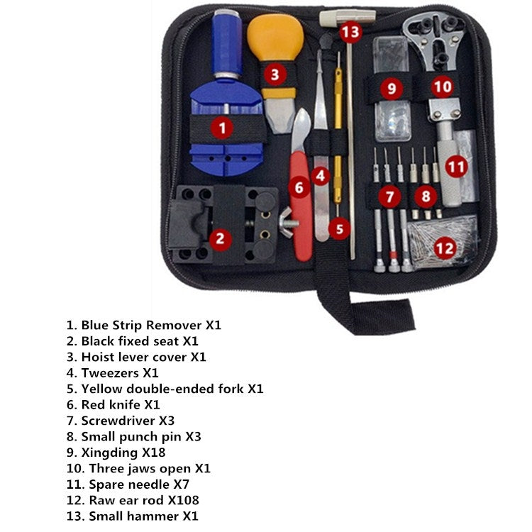 147 In 1 Watch Repair Kit Tool Set, 147 in 1