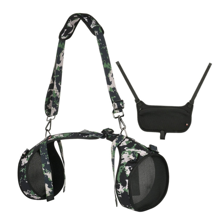 Aufbewahrungstasche mit Umhängegurt für JBL Boombox Bluetooth-Lautsprecher, Lautsprecherabdeckung Camouflage, Tasche + Handytasche Camouflage