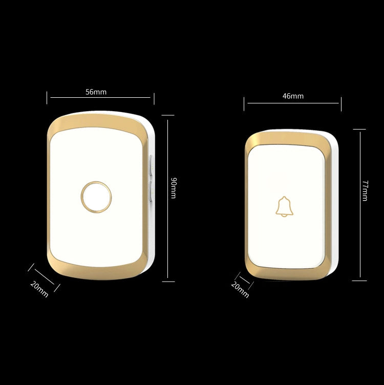 CACAZI A20 Wireless Smart Doorbell | 300m Range | 36 Chimes