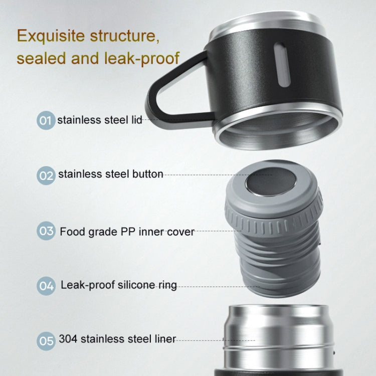 500ml 304 Stainless Steel Thermos Cup – Portable Insulated Gift Box Set