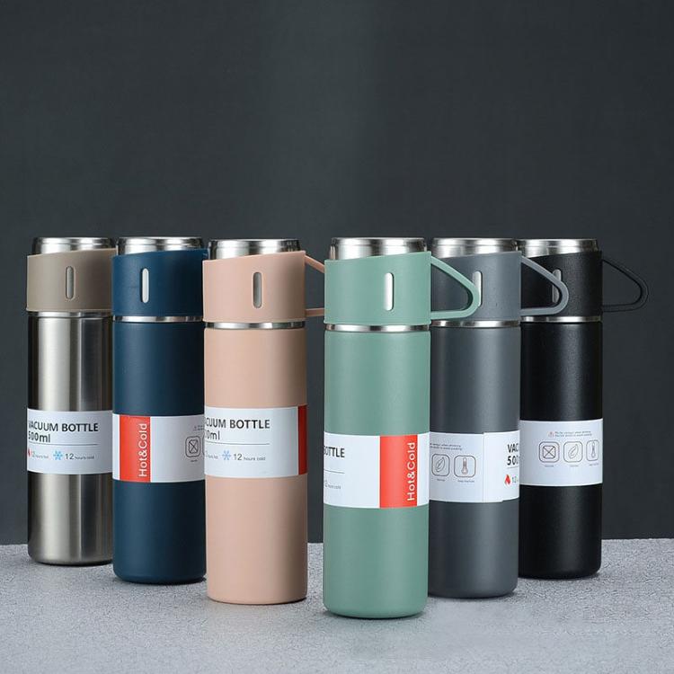 500ml 304 Stainless Steel Thermos Cup – Portable Insulated Gift Box Set