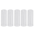 5PCS Acrylic Guitar Slide Tube Folk Slide Block, 28mm(Transparent), 51mm(Transparent), 60mm(Transparent), 70mm(Transparent)
