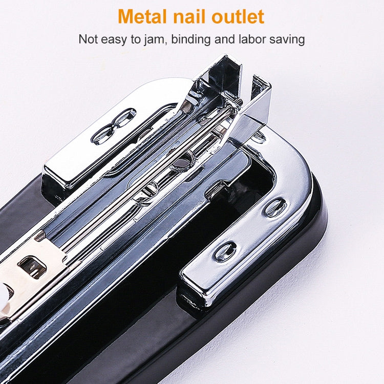 Deli 0414 Stapler Portable Rotatable Stapler 0012 Staple Nail