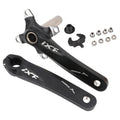 JIANKUN IXF Mountain Bike Hollow Crank Modified Single-plate Left and Right Cranks Crankshaft Bottom Axle, Left and Right Crank, Left and Right Crank+Bottom Bracket