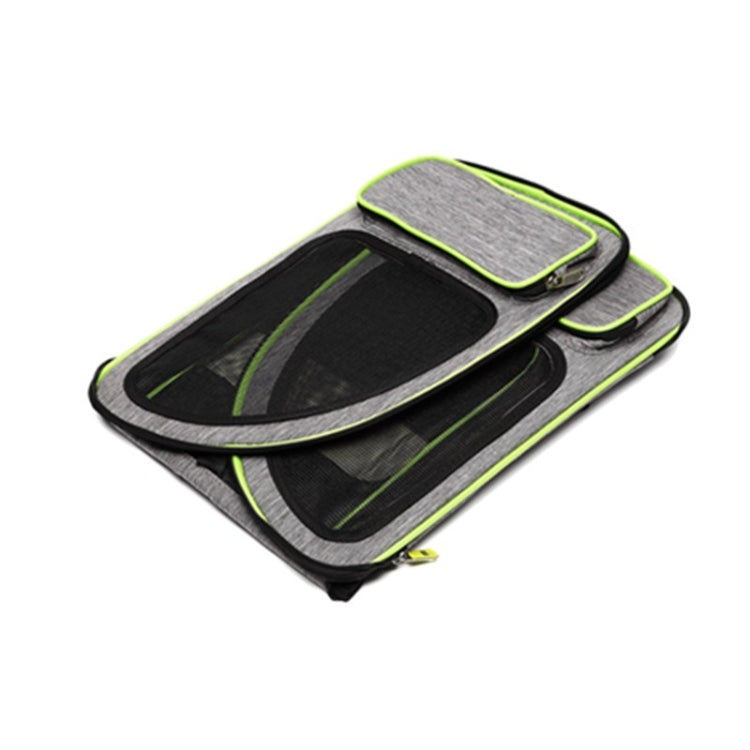Full Net Breathable Pet Backpack For Easy Going Out Pet Backpack, Green, Black, Orange, Gray