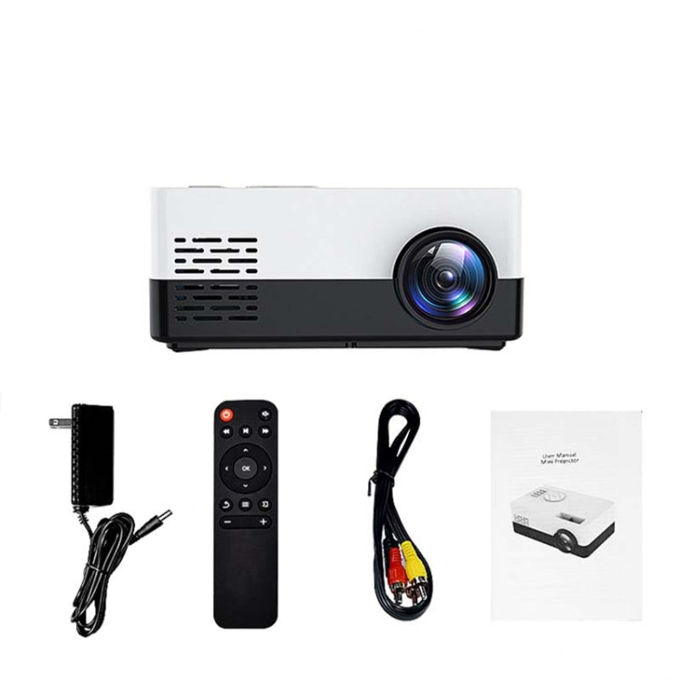 S261/J16 Home Mini HD 1080P Portable LED Projector, Support TF Card / AV / U Disk, US Plug, EU Plug, UK Plug, AU Plug