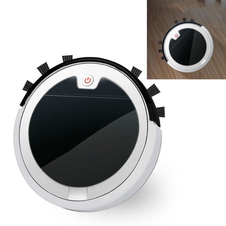 Home Smart Sweeping Robot Planning Route Remote Control Large Suction Cleaner Sweeper, White Black, Red Black
