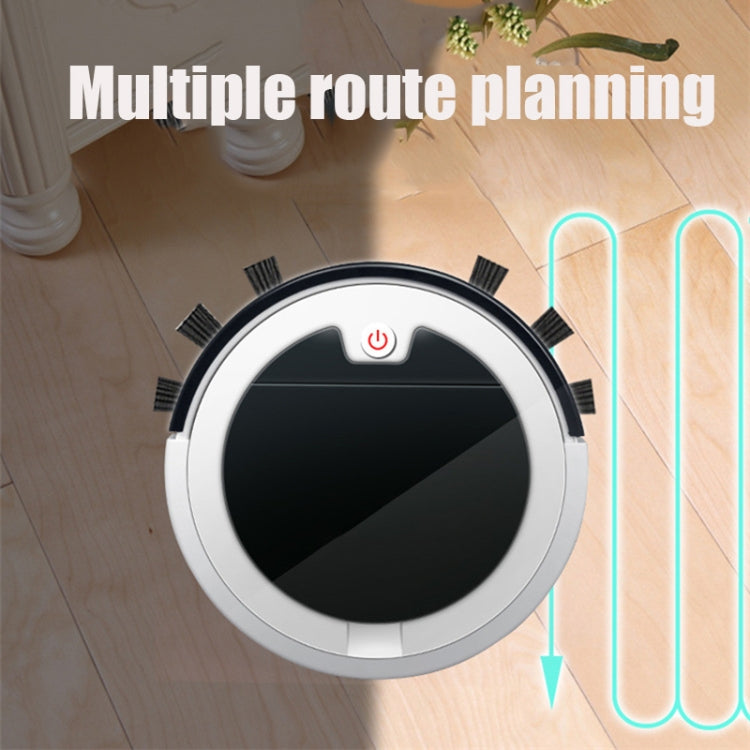 Home Smart Sweeping Robot Planning Route Remote Control Large Suction Cleaner Sweeper, White Black, Red Black