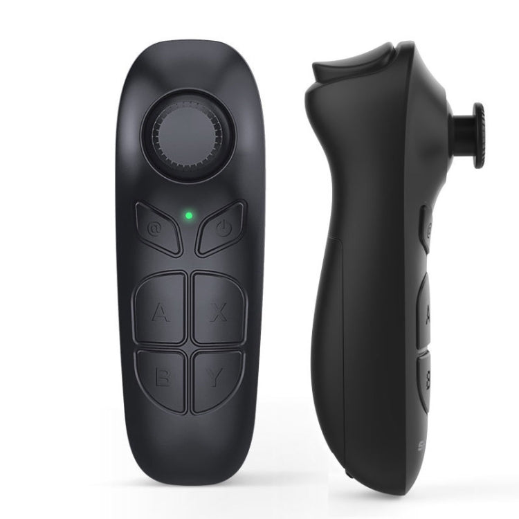 VR & Mobile Bluetooth Remote Controller – Android Phone Selfie, E-Book Page Flip, Short Video Shooting (Black)