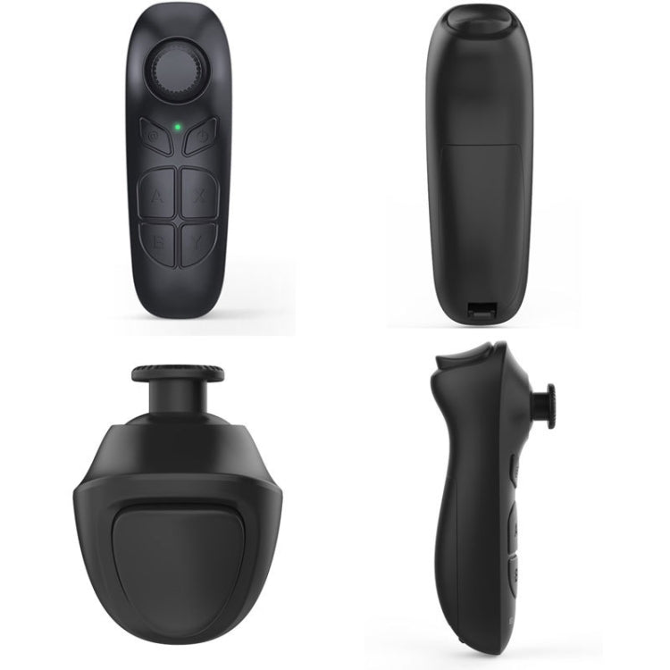 VR & Mobile Bluetooth Remote Controller – Android Phone Selfie, E-Book Page Flip, Short Video Shooting (Black)