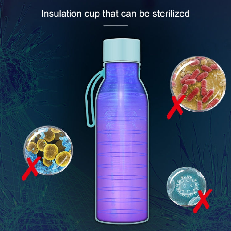 Ultraviolet Sterilization Intelligent Disinfection USB Charging Stainless Steel Vacuum Flask, USB Vacuum Flask