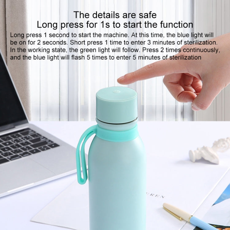 Ultraviolet Sterilization Intelligent Disinfection USB Charging Stainless Steel Vacuum Flask, USB Vacuum Flask