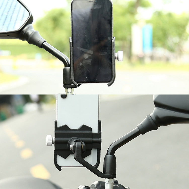 Bicycle Mobile Phone Holder Motorcycle Electric Car Navigation Mobile Phone Holder, Handlebars, Rearview Mirrors