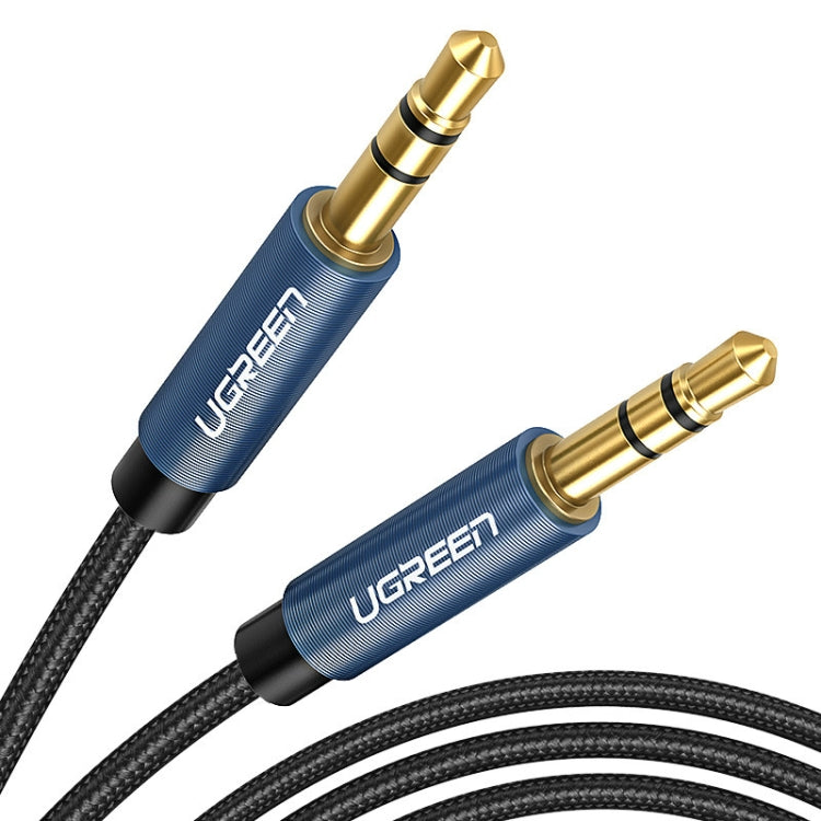 Ugreen AV112 Audiokabel 3,5 mm Lautsprecher-Aux-Kabel, Länge: 5 m (Blau)