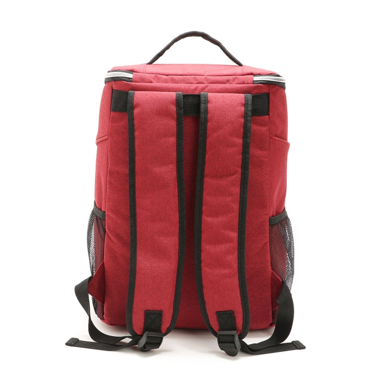Outdoor Picnic Insulation Backpack Oxford Cloth waterproof Backpack, Backpack(Gray)