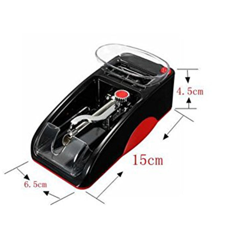 Electric Easy Automatic Cigarette Rolling Machine Tobacco Injector Maker Roller EU Plug(Red)