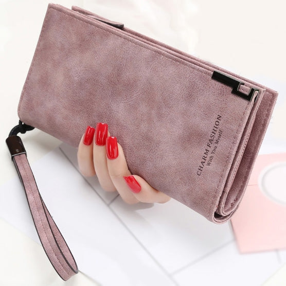 Women Long Wallet Zipper Clutch Card Holder Coin Purse ID Wallet Green