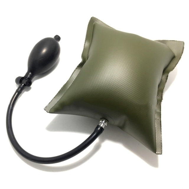 Universal Inflatable Air Pump Auto Repair Car Window Door Key Lost Air Wedge Airbag Lock Out Emergency Open Unlock Pad Tool Kit, Green, Black