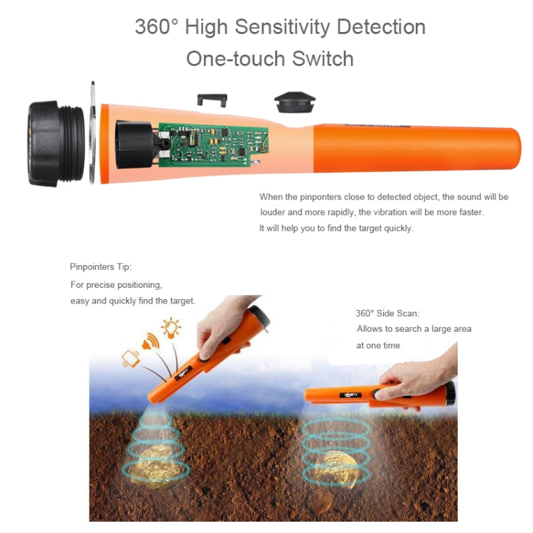 Metalldetektor Golddetektor Pinpointer Zufällige Paketzustellung, Goint S Schwarz, Goint S Grün, Goint S Orange
