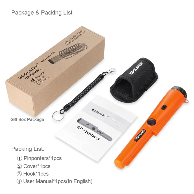 Metalldetektor Golddetektor Pinpointer Zufällige Paketzustellung, Goint S Schwarz, Goint S Grün, Goint S Orange