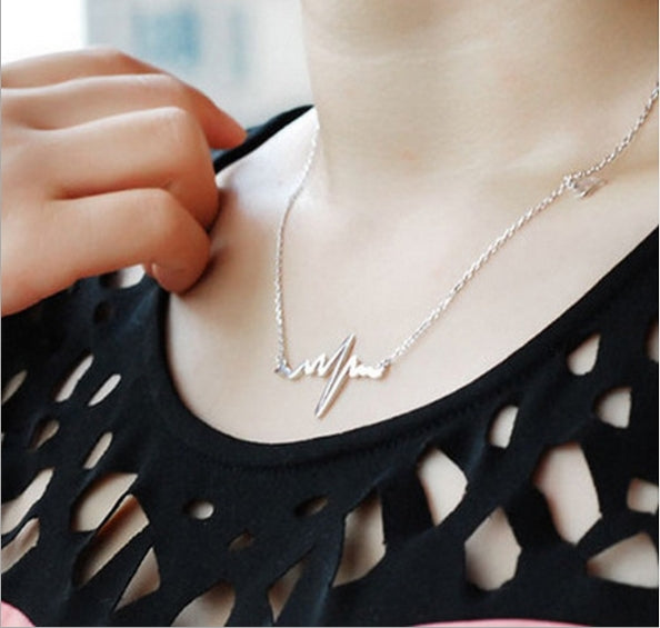 Heart Pendant Necklace Romantic Love Heart Jewelry Gift for Women & Girls