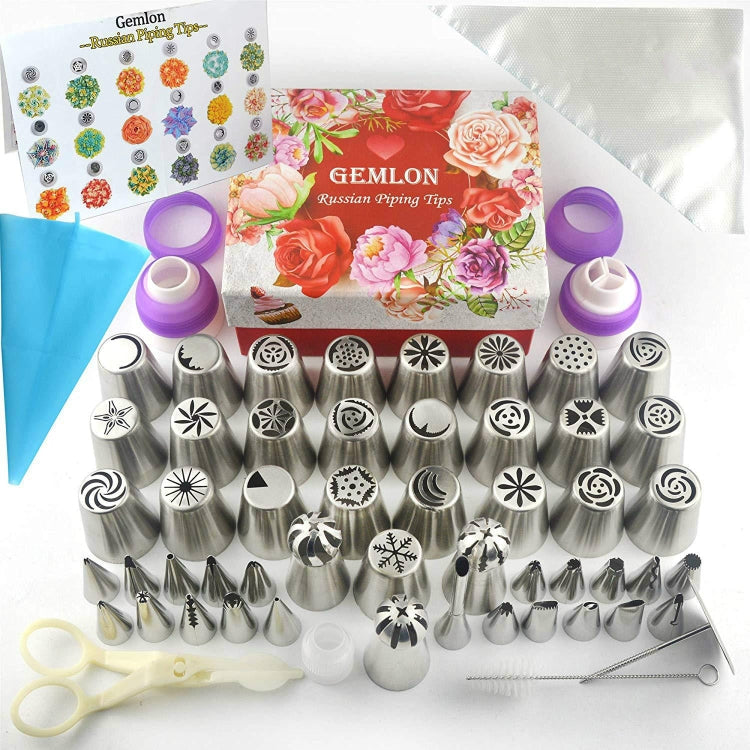 88 in 1  Decorating Mouth Set Cake Baking Jewelry Set, 88 PCS/Set