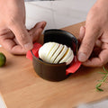2 PCS 3 in 1 Egg Cutter Kitchen Tools, Egg Slicer 1