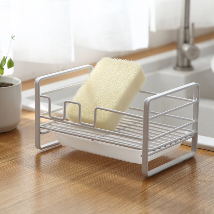 Kitchen Iron Drain Rack Steel Ball Soap Dishcloth Storage Rack, Kitchen Drain Rack