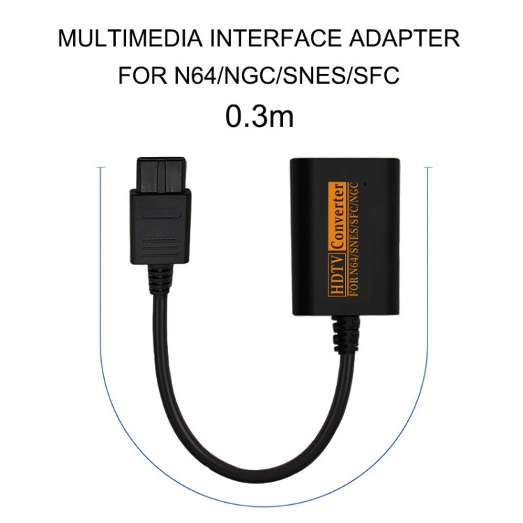 720P Retro Game Console Video Converter HDMI Converter for NGC/N64/SNES/SFC