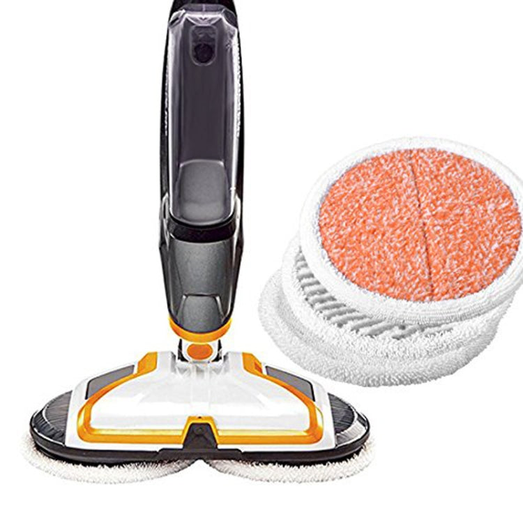 2 PCS Steam Mop Cleaning Replacement Cloth for Bissell 2124/2039A Series, White, Gray, Orange