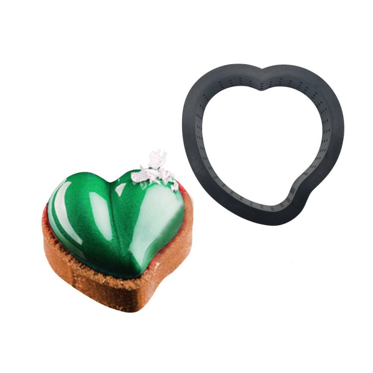 5 PCS Mousse Cake Rings — Round, Love, Square, Rectangle & Oval