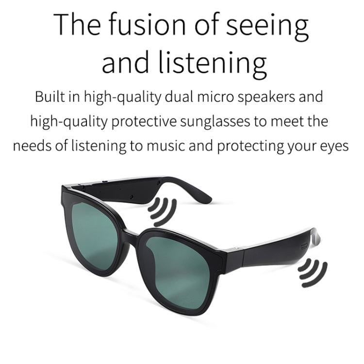 A13 Smart-Audio-Sonnenbrille Bluetooth-Kopfhörer, Dunkelgrau, Braun, Dunkelgrün