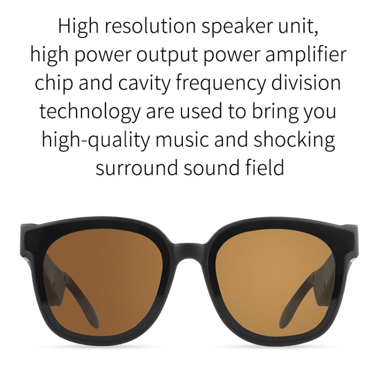 A13 Smart-Audio-Sonnenbrille Bluetooth-Kopfhörer, Dunkelgrau, Braun, Dunkelgrün