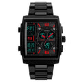 SKMEI 1274  Men Fashion Electronic Watch Multifunctional Outdoor Sports Watch, Red, Blue, Black, Golden