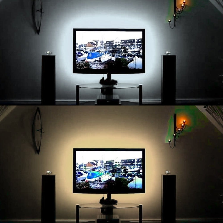 USB-betriebener SMD 2835 Epoxidharz-LED-Streifen für weihnachtliche Tischdeko, TV-Hintergrundbeleuchtung, 50 cm, 1 m, 2 m, 3 m, 4 m, 5 m